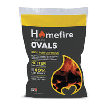 Load image into Gallery viewer, Homefire Ovals 20kg (Premium Smokeless fuel – Burns hotter for longer)
