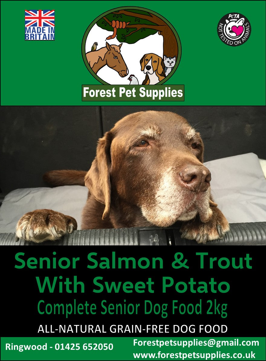 Forest Pet Supplies Senior Salmon and Trout with sweet potato and asparagus 2kg