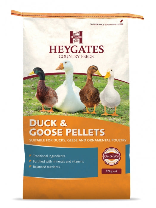 Heygates Duck Goose & Poultry Pellets 20kg