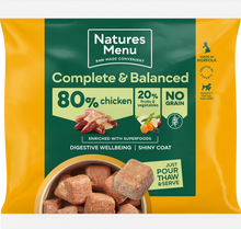 Load image into Gallery viewer, Natures Menu 80/20 Chicken With Superfoods Nuggets 1kg
