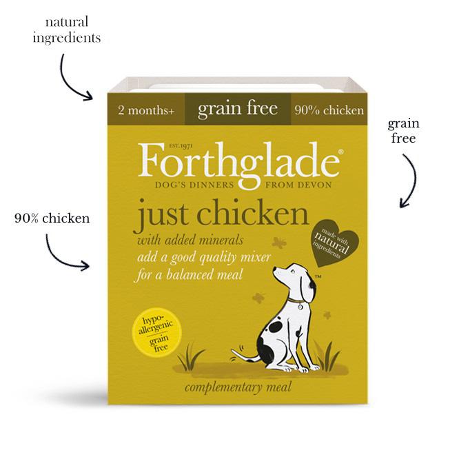 Forthglade Just Chicken Box 18 - Forest Pet Supplies