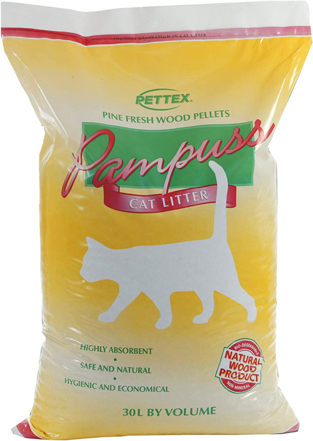 Pampuss Wooden Cat Litter 30ltr