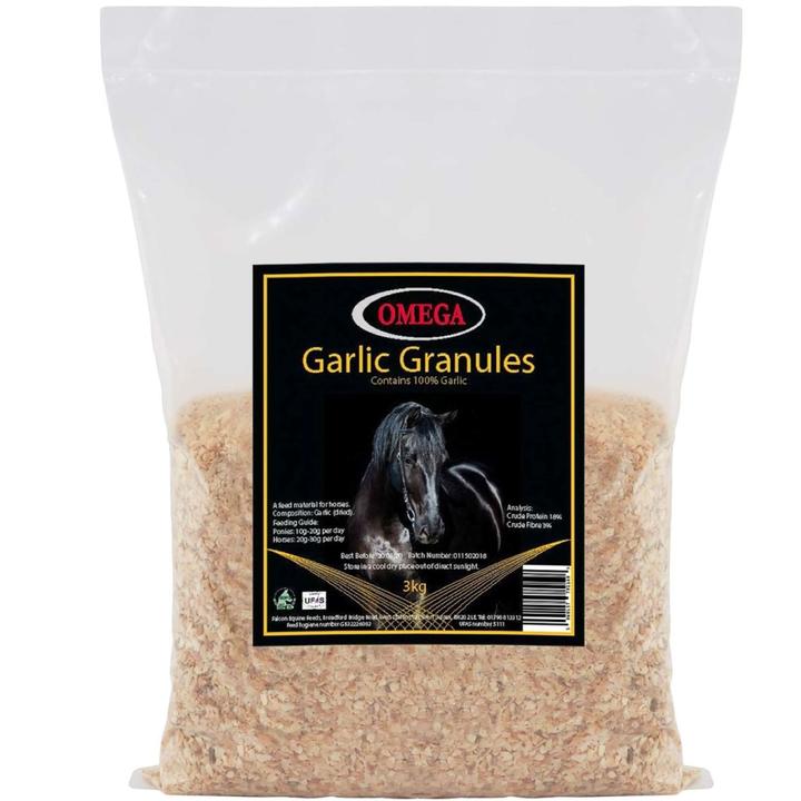 Omega Garlic Granules 3kg - Forest Pet Supplies