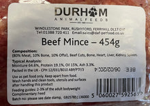 Load image into Gallery viewer, Durham Minced Beef 454g
