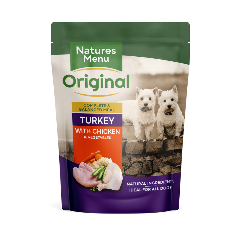Natures Menu Turkey with chicken, Vegetables & Rice 300g