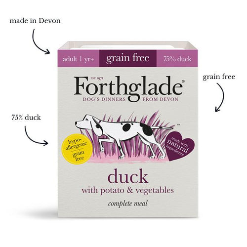 Forthglade Grain Free Duck 18box - Forest Pet Supplies