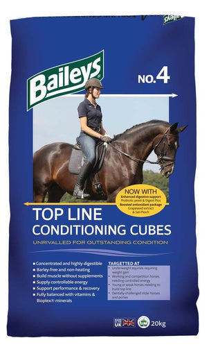Baileys No.4 top line conditioning cubes 20kg - Forest Pet Supplies